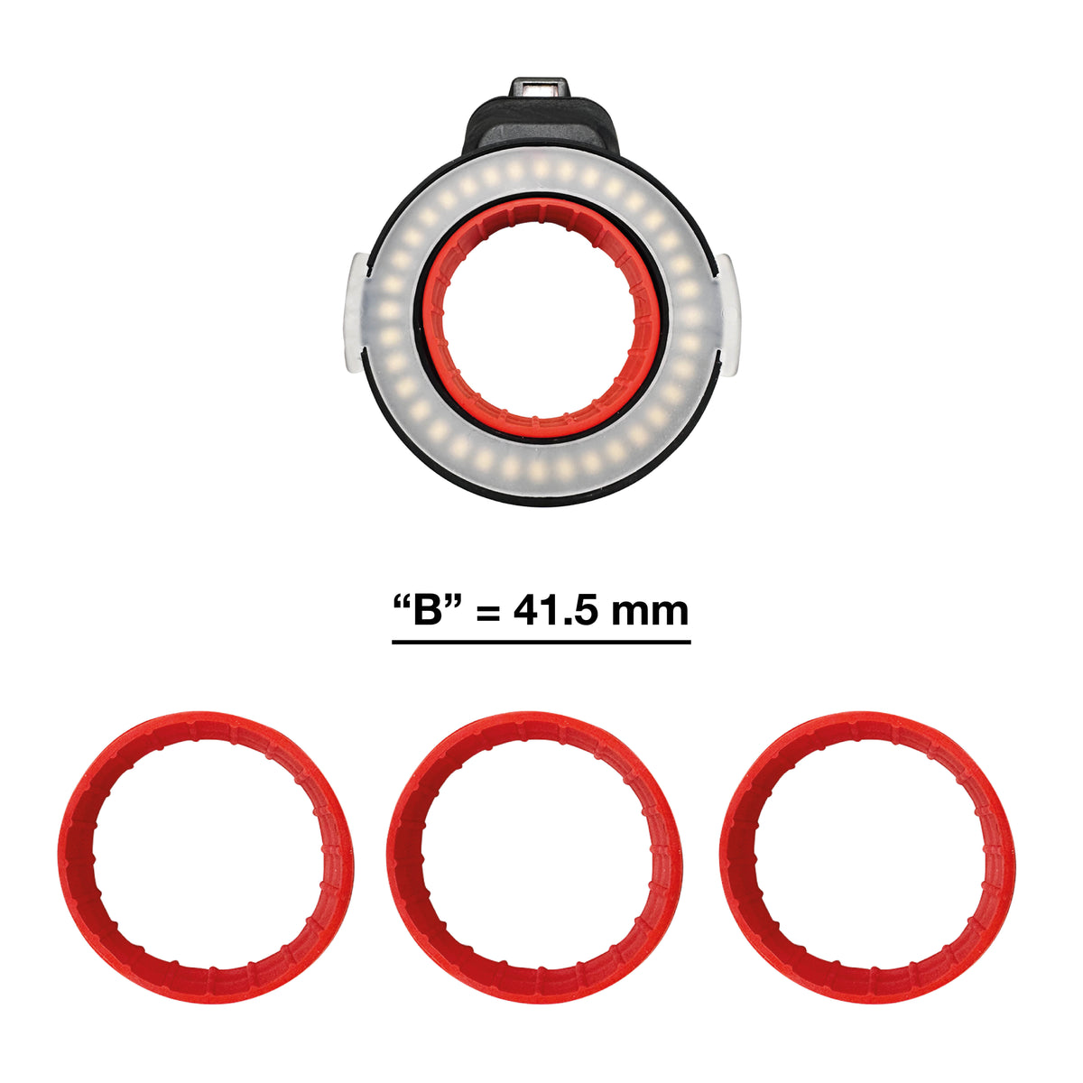 ADAPTADORES DE GOMA - B (KIT DE 3 PIEZAS)