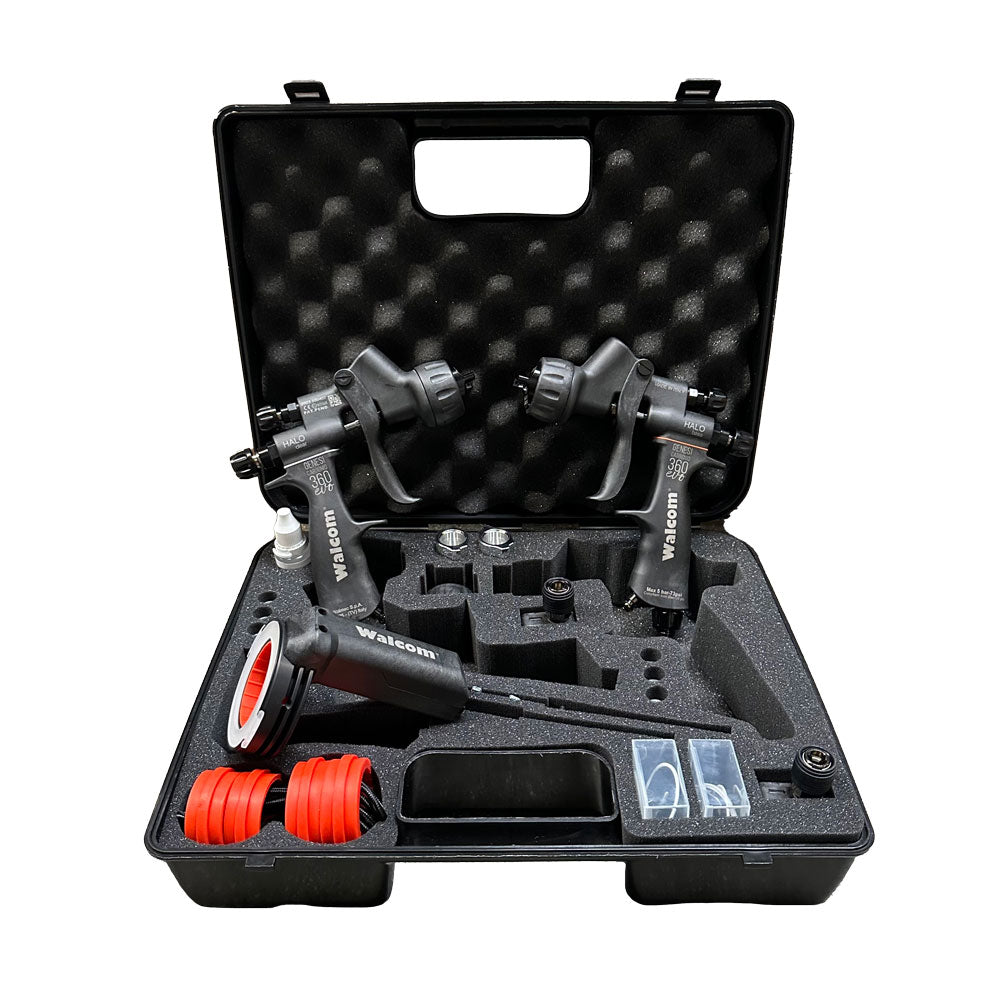KIT SPRITZPISTOLE & LICHT+ 2 EVO HALO C 1.2+ HALO B 1.2 + CMP 1.3