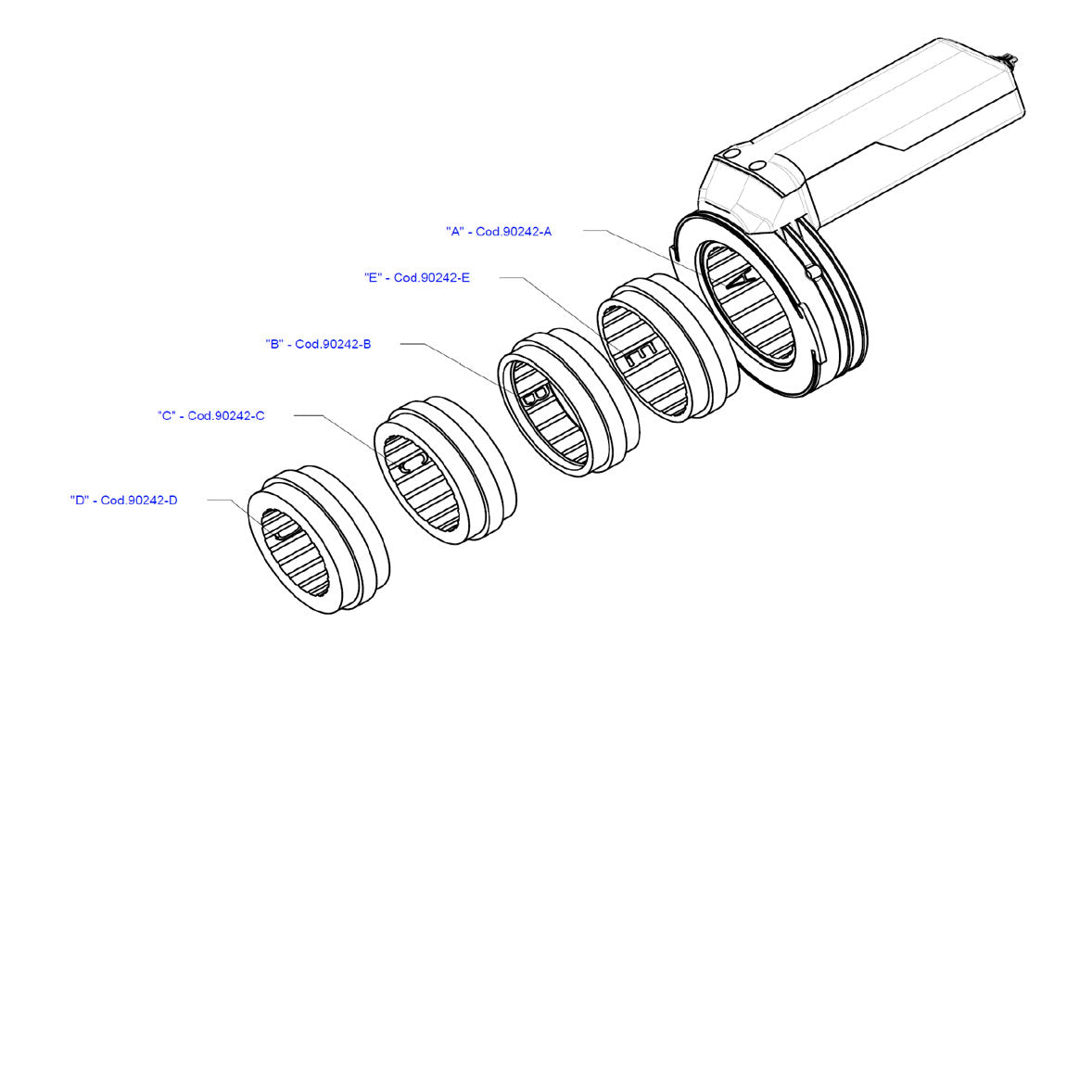 KIT PISTOLA PULVERIZADORA Y LUZ+ 2 EVO HALO C 1.2+ HALO B 1.2 + CMP12